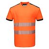 T-Shirt HV PW3 Orange/Noir image 0