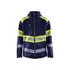 Veste de travail softshell haute visibilité 4494 - Marine/Jaune fluo image 0