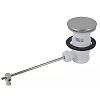 Bonde à clapet lavabo/bidet PVC avec tirette image 0