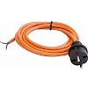 CABLE DE RACCORDEMENT H05BQ-F 2X1,0 - IP44 - ORANGE image 1