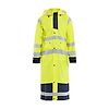 Manteau de pluie haute visibilité niveau 1 4325 - Jaune fluo/Marine image 0