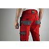 Pantalon de travail CALDEIRA - ROUGE/GRIS image 4