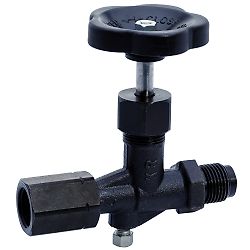 Robinet manomètre à pointeau acier/inox - Male - Femelle image