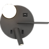 Applique tête de lit + liseuse DITA - 5W - 350lm - 2700K - Anthracite image 1