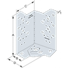 Equerre réglable dalle bois ABF120 - ABF230 image 1