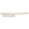 Brosse métallique à 3 rangées inox, 290 mm image 1
