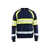 Sweat de travail haute visibilité 3359 - Marine/Jaune fluo image 0