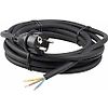 CABLE DE RACCORDEMENT EN CAOUTCHOUC H07RN-F 3G1,5 - IP44  - NOIR image 0