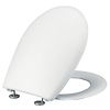 Abattant WC double Opio Blanc - charnière en Inox image 0