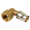 COUDE FEMELLE ALPEX-PLUS LAITON POUR MULTICOUCHES image 0