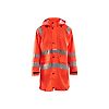 Veste de pluie haute visibilité niveau 1 4324 - Orange fluo image 0