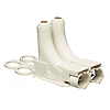 SORTIE DE DALLE DOUBLE (LA PAIRE) AVEC 2 GUIDE-TUBES INTEGRES image 0