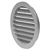 Grille extérieur mâle pare-pluie circulaire à visser - Aluminium image 0