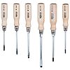 Jeu de 6 tournevis ERGOTORQUE® BOIS image 0