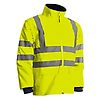 Parka de travail multicouches imperméable haute visibilité KANATA - Jaune Fluo / Bleu image 22