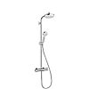 Colonne de douche thermostatique Showerpipe Crometta 160 - chrome - 1 jet image 0