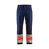 Pantalon de travail haute visibilité stretch 1551 - Marine/Orange fluo image 0