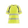 T-shirt de travail haute visibilité femme 3503 - Jaune/Noir image 0
