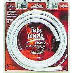 Tube flexible butane propane tube Ø6/12 avec colliers image