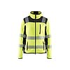 Veste de travail tricotée haute visibilité femme 4967 - Jaune fluo/Noir image 0