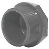 Bouchon PVC pression mâle à visser image 0