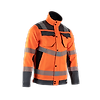 Veste de travail AUTHENTIC HV CANDELA - ORANGE FLUO/GRIS ACIER image 0