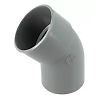 Coude PVC Vidange 45° Mâle Femelle image 3