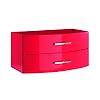 Caisson meuble suspendu Ancodesign avec Led - Rouge Brillant image 0