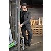 Veste de travail bicolore stretch col montant AXONE - GRIS NUIT/NOIR image 4