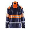 Veste de travail softshell haute visibilité 4494 - Marine/Orange image 1
