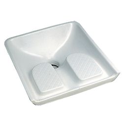 Siège WC à la turque Allia Blanc image