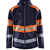 Veste de travail softshell haute visibilité 4494 - Marine/Orange image 0