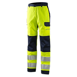 Pantalon de travail haute visibilité THOR - Jaune Fluo image
