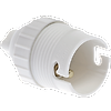 Douille B22 bague - Blanche image 1