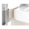 Boite de 16 - Platine de renfort pour la fixation d'objets lourds - 140x106 mm image 3