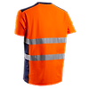 T-shirt de travail manches courtes haute visibilité NEKKI - Orange Fluo image 11