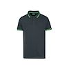 Polo de travail stretch manches courtes MC WAY - Gris/Vert image 2