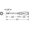 Tournevis flexibles pour embouts ERGOTORQUEplus extra longs, 614mm image 1