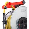 Enrouleur de câble SILVER BRICO-250 à 4 prises - H05VV-F 3G1,5 image 1