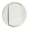 Enjoliveur large Céliane pour interrupteur Soft - Blanc image 0