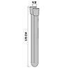Flexible lisse antitorsion F / F 1/2“ 1,25 m image 1