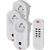 Lot de prises télécommandées Comfort-Line avec 3 prises électriques, 1 télécommande - IP20 image 0