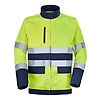 BLOUSON FLUO BASE XP JAUNE FLUO/BLEU MARINE image 4