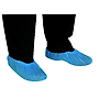 Lot de 10 sachets de 100 surchaussures jetables Polyéthylène Bleu - Polyethylene chloriné gauffré image 0
