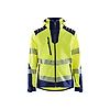 Veste de travail softshell haute visibilité 4491 - Jaune fluo/Marine image 0