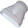 Raccord VMC PVC mixte - Ø80 - 40x100 oblong image 0
