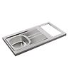 Evier Inox à poser pour kitchenette 120x60 H5cm image 0