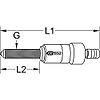 Vis de force hydraulique 403 mm image 1