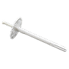 Cheville d'isolation avec clou plastique - Nylon image 1