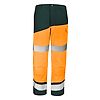 PANTALON POCHES GENOUX FLUO SAFE XP ORANGE FLUO/VERT US image 6